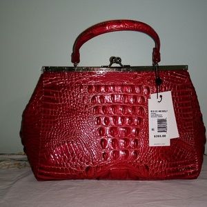 Brahmin red handbag. Juliette Melbourne